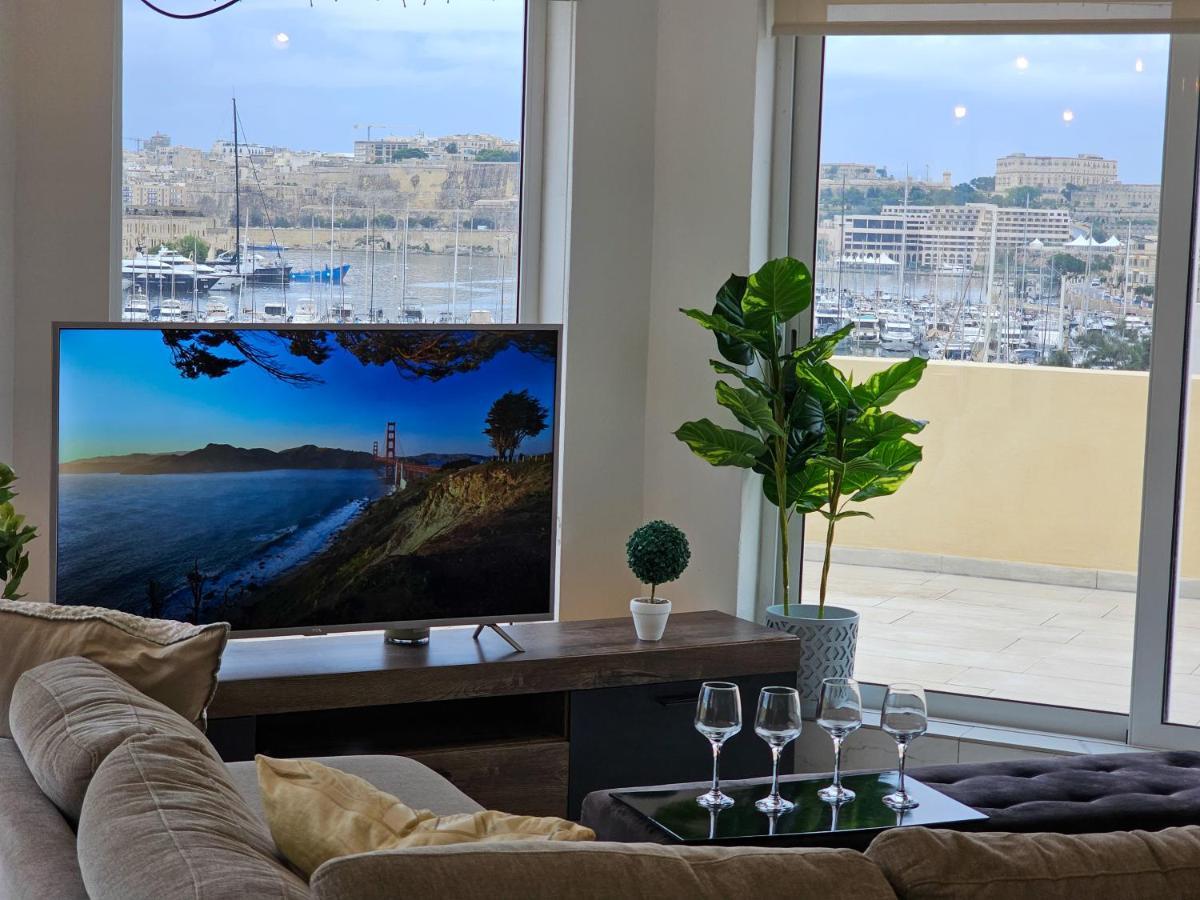 Mive Luxury Sea View Penthouse Daire Gzira Dış mekan fotoğraf