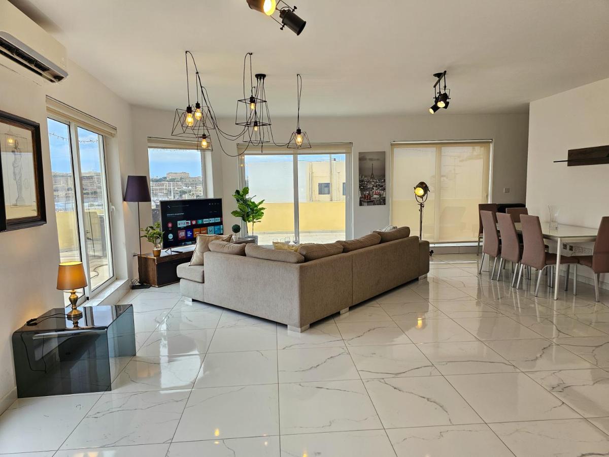 Mive Luxury Sea View Penthouse Daire Gzira Dış mekan fotoğraf