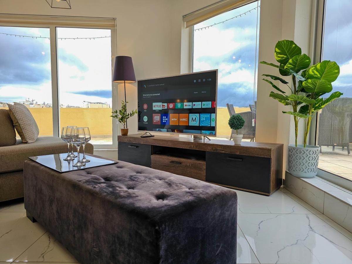 Mive Luxury Sea View Penthouse Daire Gzira Dış mekan fotoğraf