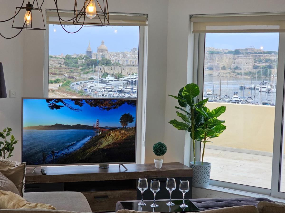 Mive Luxury Sea View Penthouse Daire Gzira Dış mekan fotoğraf