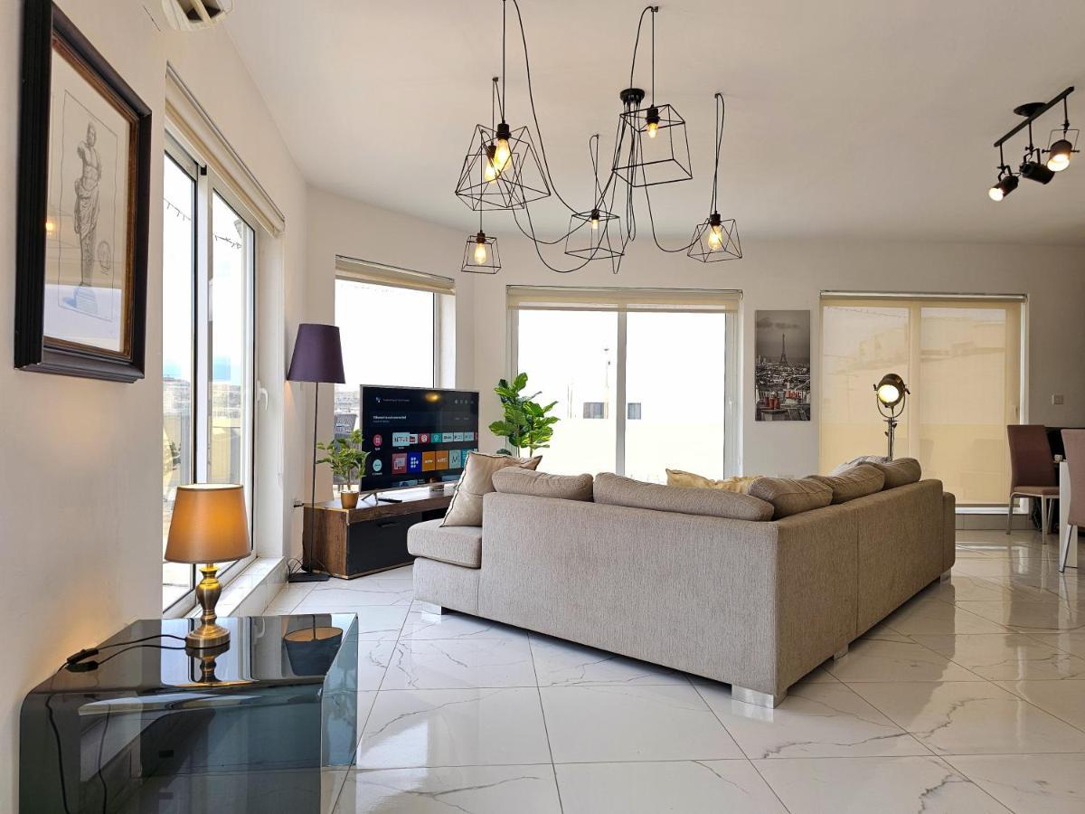 Mive Luxury Sea View Penthouse Daire Gzira Dış mekan fotoğraf