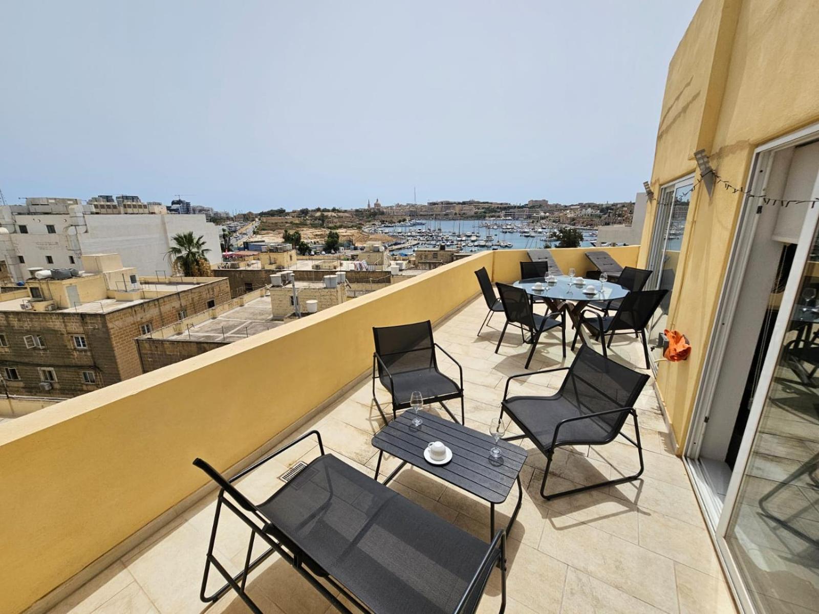 Mive Luxury Sea View Penthouse Daire Gzira Dış mekan fotoğraf